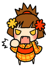 Kimono girl - nemuru's stickers sticker #1583153