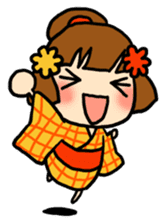 Kimono girl - nemuru's stickers sticker #1583157