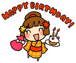 Kimono girl - nemuru's stickers sticker #1583159