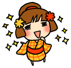 Kimono girl - nemuru's stickers sticker #1583160