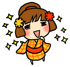 Kimono girl - nemuru's stickers sticker #1583160