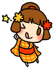 Kimono girl - nemuru's stickers sticker #1583162