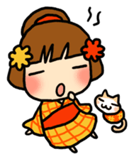 Kimono girl - nemuru's stickers sticker #1583164