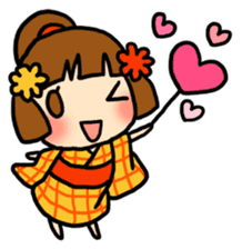 Kimono girl - nemuru's stickers sticker #1583165