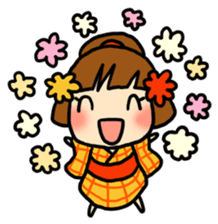 Kimono girl - nemuru's stickers sticker #1583166