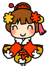 Kimono girl - nemuru's stickers sticker #1583167
