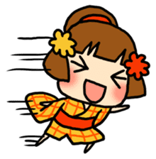 Kimono girl - nemuru's stickers sticker #1583171