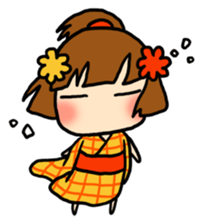 Kimono girl - nemuru's stickers sticker #1583172