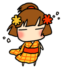 Kimono girl - nemuru's stickers sticker #1583172