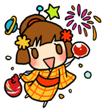 Kimono girl - nemuru's stickers sticker #1583173