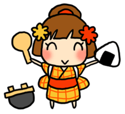 Kimono girl - nemuru's stickers sticker #1583174