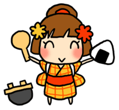 Kimono girl - nemuru's stickers sticker #1583174