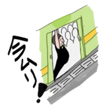 Cute bow tie man sticker #1583351