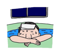 Cute bow tie man sticker #1583371