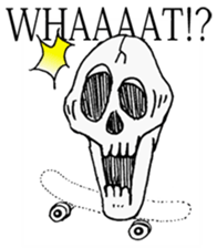 SKATEBOARDING AND LIFE AND... sticker #1583492