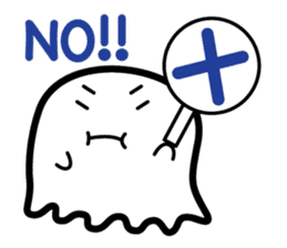 This is a pretty ghost called YOCCHI sticker #1583939
