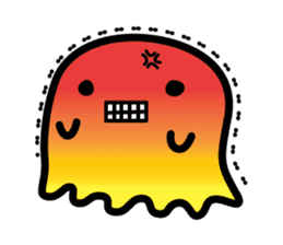 This is a pretty ghost called YOCCHI sticker #1583949