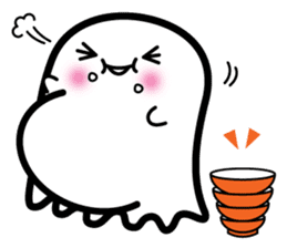 This is a pretty ghost called YOCCHI sticker #1583951