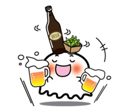 This is a pretty ghost called YOCCHI sticker #1583952