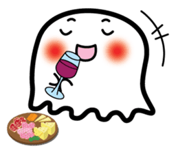 This is a pretty ghost called YOCCHI sticker #1583953