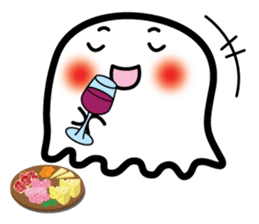 This is a pretty ghost called YOCCHI sticker #1583953
