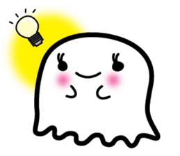 This is a pretty ghost called YOCCHI sticker #1583956