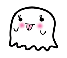 This is a pretty ghost called YOCCHI sticker #1583958