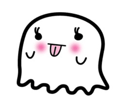This is a pretty ghost called YOCCHI sticker #1583958