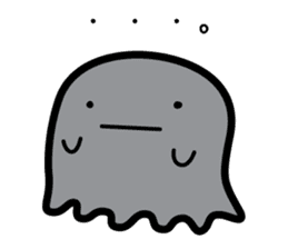 This is a pretty ghost called YOCCHI sticker #1583965