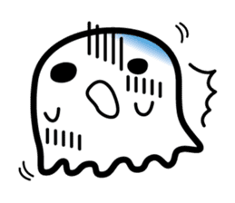This is a pretty ghost called YOCCHI sticker #1583966