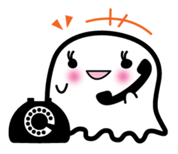 This is a pretty ghost called YOCCHI sticker #1583972