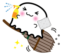 This is a pretty ghost called YOCCHI sticker #1583973