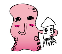 HETACO octopus Uncle life sticker #1584368