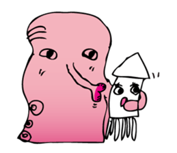 HETACO octopus Uncle life sticker #1584369