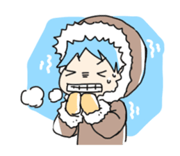 Naoshi's Stamp [Blue Hair Boy] sticker #1584395