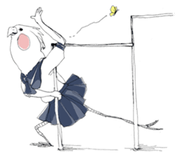 Pure and cute bird girl sticker #1584745