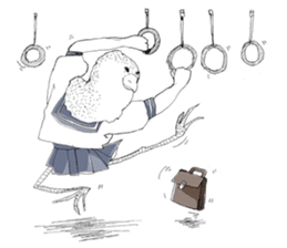 Pure and cute bird girl sticker #1584748