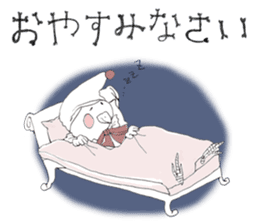 Pure and cute bird girl sticker #1584766