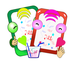 Smart Phone family sticker #1584907