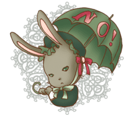 Goth-Loli Moon Rabbit sticker #1584937