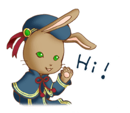 Goth-Loli Moon Rabbit sticker #1584939