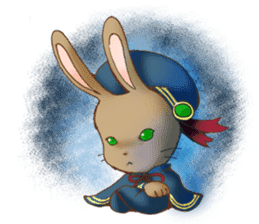 Goth-Loli Moon Rabbit sticker #1584943