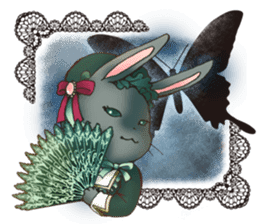Goth-Loli Moon Rabbit sticker #1584944