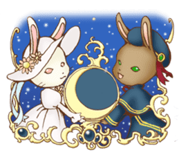Goth-Loli Moon Rabbit sticker #1584952
