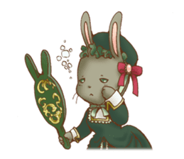 Goth-Loli Moon Rabbit sticker #1584953