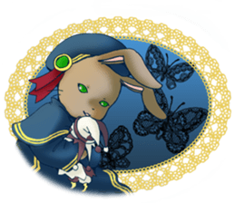 Goth-Loli Moon Rabbit sticker #1584973