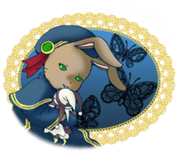 Goth-Loli Moon Rabbit sticker #1584973