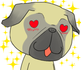 pug tarou sticker #1584979