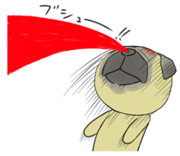 pug tarou sticker #1585015