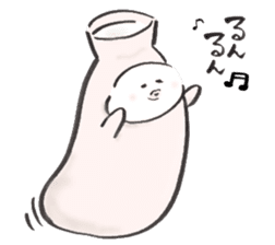 Japanese sake Love!! "Tokkuri-san" sticker #1586392